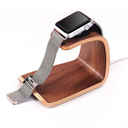 استند شارژ اپل واچ و آیفون Samdi Wooden Apple Watch iPhone Charging Stand